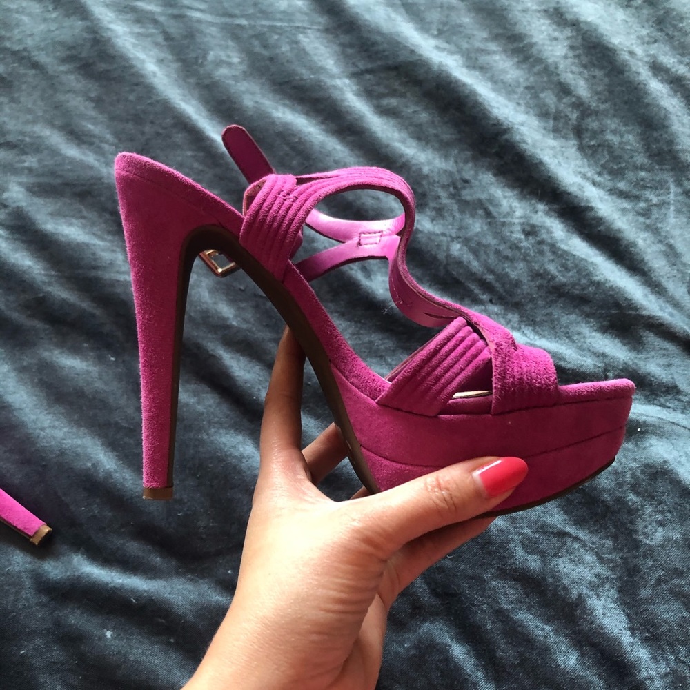 Hot pink Jessica Simpson heels